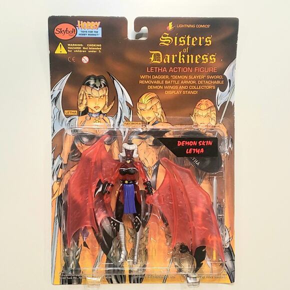 1998 Skybolt Toyz Sisters of Darkness Demon Skin Letha Vintage NEW - Picture 1 of 2